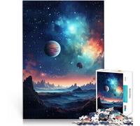 Puzzle da 1000 pezzi per adulti Opera d'arte Cosmos Difficile da completare ma divertente e umoristico Decorazioni e regali unici per la casa 75x50cm