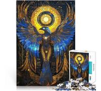 Puzzle da 1000 pezzi per adulti “Opera d'arte della Fenice Dorata” Fatto di carta，per età 14+ Gioco impegnativo regali per amici e familiari。misurare：26x38cm/10.24 x 14.96pollice