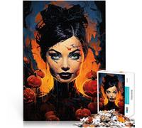 Puzzle da 1000 pezzi per adulti Opera d'arte di Halloween Giocattolo educativo per l'apprendimento perché è ideale come regalo per tutta la famiglia 52x38cm