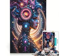 Puzzle da 1000 pezzi per adulti "Oracolo Celeste", gioco per famiglie, gara di velocità manuale, adatto come decorazione da scrivania 38x52cm