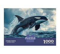 Puzzle Da 1000 Pezzi Per Adulti Orca Whale Killer Puzzle Per Adulti Gioco Per Famiglie Taglio Di Precisione Regali Unici Per Compleanno E Natale 52x38cm/1000pcs