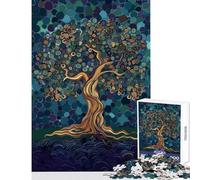 Puzzle da 1000 pezzi per adulti originale Albero della Vita gioco impossibile ideale per le vacanze a casa passatempo educativo per rafforzare l'amore tra le coppie (38x52cm)