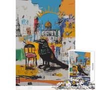 Puzzle da 1000 pezzi per adulti originale corvo con cupola dorata e guglia giocattoli antistress regalo per compleanni giochi rilassanti impegnativi da completare (dimensioni 50x75cm)