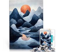 Puzzle da 1000 pezzi per adulti Orizzonte cremisi Giocattoli educativi per l'apprendimento Giochi per famiglie Compleanno e regali unici 75x50cm