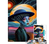 Puzzle da 1000 pezzi per adulti Orizzonti paralleli e Paesaggi onirici Gioco impegnativo antistress ed educativo adatto a partire dai 14 anni (38x26cm)