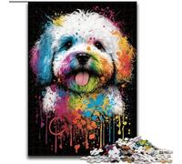 Puzzle da 1000 pezzi per adulti, orsacchiotto colorato in legno, regalo per uomini e donne, attività coinvolgente per serate di gioco in famiglia, 50x75cm, per tutti i giorni e per occasioni speciali