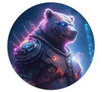 Puzzle da 1000 pezzi per adulti Orso del futuro Puzzle impegnativi, rompicapo impegnativo, serata di giochi in famiglia (67,5x67,5cm)