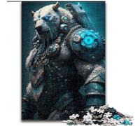 Puzzle da 1000 pezzi per adulti "Orso del Silenzio" in legno rompicapo ad alta difficoltà per adolescenti 50x75cm idea regalo di compleanno gioco rompicapo impegnativo.