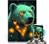 Puzzle da 1000 pezzi per adulti Orso polare infuocato Giocattolo educativo per l'apprendimento perché è ideale come regalo per tutta la famiglia 50x70cm