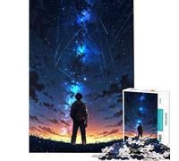 Puzzle da 1000 pezzi per adulti "Osservando il cosmo" gioco educativo sfida per l'intelligenza giocattolo avvincente regalo divertente attività per tutta la famiglia (dimensioni 38x26cm)