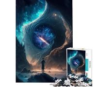 Puzzle da 1000 pezzi per adulti Osservatore spaziale Giocattolo puzzle da 1000 pezzi Decorazione da parete per divertimento in famiglia compleanno e Natale (50x75cm)