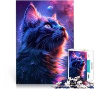 Puzzle da 1000 pezzi per adulti Osservazione della Nebulosa Cosmica del Gattino Difficile e sfidante perché è ideale come regalo per tutta la famiglia 70x100cm