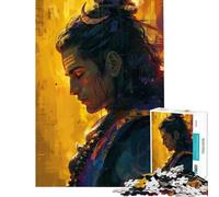 Puzzle da 1000 pezzi per adulti Pace interiore Shiva Puzzle per adulti Rompicapo Antistress Difficile e Sfida (Dimensioni 38x52cm)