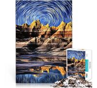 Puzzle da 1000 pezzi per adulti Paesaggi e simboli di bellezza attraverso gli Stati Uniti Fan Art Van Gogh Art apprendimento educativo Un'opera d'arte 38x26cm