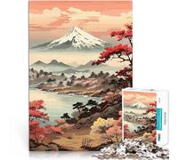 Puzzle da 1000 pezzi per adulti Paesaggi giapponesi d'epoca Vacanza a casa: uccidere il tempo Adatto per la decorazione del desktop 52x38cm