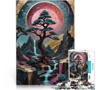 Puzzle da 1000 pezzi per adulti Paesaggi giapponesi per il giocattolo di sfida del gioco educativo Lista dei desideri con Babbo Natale 38x26cm