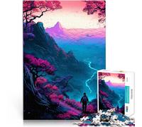 Puzzle da 1000 pezzi per adulti Paesaggio anime Antistress Vacanza in patria Uccidere il tempo Collezione di artisti, Belle arti 70x100cm