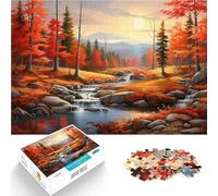 Puzzle da 1000 pezzi per adulti Paesaggio autunnale Antistress Vacanza in patria Uccidere il tempo offerte come regali per tutta la famiglia 50x70cm