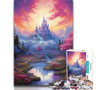 Puzzle da 1000 pezzi per adulti, paesaggio celestiale, fantasia, colori, per adulti, 1000 pezzi, gioco per famiglie, regali di compleanno Sfida ad alta difficoltà, 50x75cm
