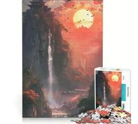 Puzzle da 1000 pezzi per adulti, paesaggio cinese/giapponese, gioco rompicapo, difficile, per rafforzare l'amore tra le coppie 38x52cm