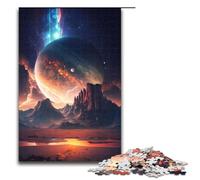 Puzzle da 1000 pezzi per adulti paesaggio con altopiano e pianeta attività per famiglie gioco antistress sfida difficile puzzle 75x50 cm