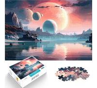 Puzzle da 1000 pezzi per adulti Paesaggio del pianeta paradiso Allena il tuo cervello e le tue mani Migliorare l'amore tra le coppie 38x26cm