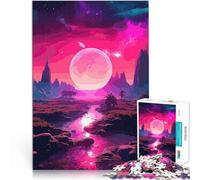 Puzzle da 1000 pezzi per adulti Paesaggio del pianeta paradiso Per il divertimento in famiglia Regalo di compleanno, regali, arte murale 70x100cm