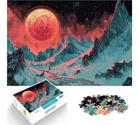 Puzzle da 1000 pezzi per adulti Paesaggio del pianeta rosso Per il divertimento in famiglia Gioco educativo per compleanno e Natale 70x100cm