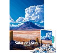Puzzle da 1000 pezzi per adulti paesaggio del Salar de Uyuni impegnativo da completare ideale per le vacanze a casa per passare il tempo in modo rilassante giocattolo antistress adatto a persone