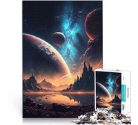 Puzzle da 1000 pezzi per adulti Paesaggio dell'alba del cosmo Gioco di famiglia antistress sfida difficile Ottimi regali e giocattoli 75x50cm