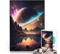 Puzzle da 1000 pezzi per adulti Paesaggio dell'orizzonte galattico Gioco di famiglia per e Decorazioni e regali unici per la casa 75x50cm
