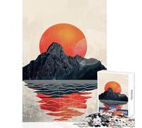 Puzzle da 1000 pezzi per adulti paesaggio di lava giocattolo decorazione da parete ottimo regalo per giochi rilassanti giochi per migliorare l'amore tra coppie dimensioni 50x75cm