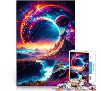 Puzzle da 1000 pezzi per adulti Paesaggio dorato per il giocattolo di sfida del gioco educativo Migliorare l'amore tra le coppie 75x50cm