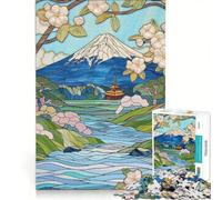 Puzzle da 1000 pezzi per adulti paesaggio estivo giapponese gioco pratico per divertimento in famiglia compleanno e Natale 50x75cm