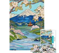 Puzzle da 1000 pezzi per adulti paesaggio estivo giapponese puzzle per ragazzi giochi divertenti assemblaggio di modelli compleanno e Natale (dimensioni 38x26cm)