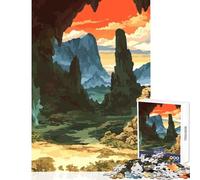 Puzzle da 1000 pezzi per adulti paesaggio fantasy giocattolo decorazione da parete regali per donne e uomini giochi per famiglie collezione di artisti belle arti dimensioni 38x52cm