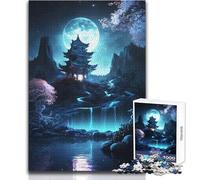Puzzle da 1000 pezzi per adulti Paesaggio giapponese Rilassati durante il tempo libero Taglio netto Senza cuciture Interlock Dimensioni giocattolo 38x26cm