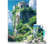 Puzzle da 1000 pezzi per adulti Paesaggio in stile Ghibli Vacanza a casa: uccidere il tempo Migliorare l'amore tra le coppie 75x50cm