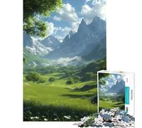 Puzzle da 1000 pezzi per adulti paesaggio incantevole sfida per l'intelligenza giocattolo avvincente gioco pratico decorazione da parete idee regalo (dimensioni 38x52cm)