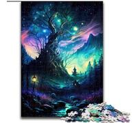 Puzzle da 1000 pezzi per adulti, paesaggio magico in legno, regalo per uomini e donne, per tutti i giorni e per occasioni speciali, 50x75cm, per compleanni, feste e occasioni speciali