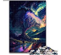 Puzzle da 1000 pezzi per adulti, paesaggio magico in legno, un regalo perfetto per la famiglia, 50x75cm, per decorazioni per la casa, allenamento del cervello e regali per le feste