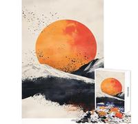 Puzzle da 1000 pezzi per adulti Paesaggio montano al tramonto Giocattoli antistress Ottimi regali e giocattoli Giochi rilassanti Ogni pezzo è unico - Dimensioni 50x75cm