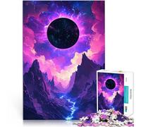 Puzzle da 1000 pezzi per adulti Paesaggio montano cosmico Allena il tuo cervello e le tue mani Regalo di compleanno, regali, arte murale 75x50cm