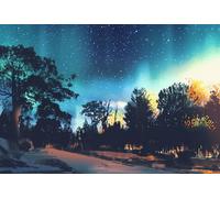 Puzzle da 1000 pezzi, per adulti, paesaggio nella foresta | Puzzle per ragazzi e amanti del puzzle, 38 x 26 cm