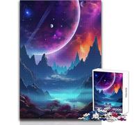 Puzzle da 1000 pezzi per adulti, paesaggio onirico dell'universo cosmico, piacevole e tranquillo tempo libero, giocattolo di precisione, dimensioni 50x75cm