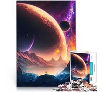 Puzzle da 1000 pezzi per adulti Paesaggio svelato del cosmo Sfida di gioco educativo giocattolo Collezione di artisti, Belle arti 52x38cm