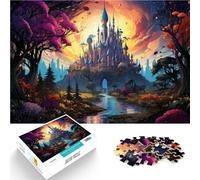 Puzzle da 1000 pezzi per adulti Palazzo Puzzle Regali Aiuta il cervello a allenare i giocattoli avvincenti per promuovere la pazienza adolescenti dai 14 anni in su, 26 x 38 cm