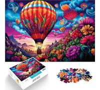 Puzzle da 1000 pezzi per adulti, palloncini a forma di cielo volante, giocattolo educativo per alleviare lo stress, 26 x 38 cm, regalo per amici e familiari