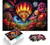 Puzzle da 1000 pezzi per adulti, palloncini a forma di cielo volante, giocattolo regalo analisi e logica per adolescenti dai 14 anni in su, 26 x 38 cm