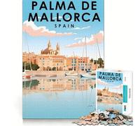 Puzzle da 1000 pezzi per adulti,Palma di Maiorca,Spagna Gioco divertente e stimolante per la mente Gioco casual per compleanni (50x75cm)